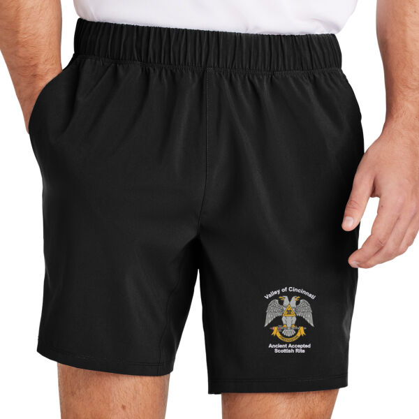 32nd Degree Freemason Embroidered - Repeat 7' Short Thumbnail