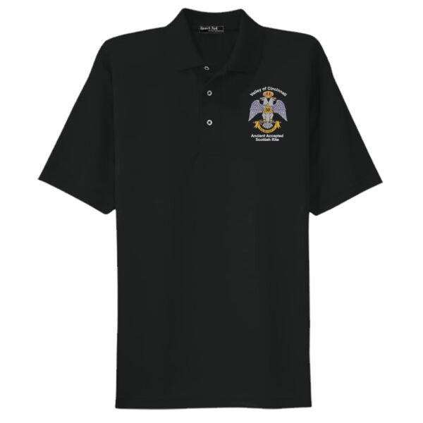 33rd Degree Freemason Embroidered - Dri Mesh ® Polo Thumbnail