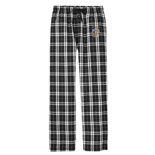 33rd Degree Freemason Embroidered - Flannel Plaid Pant Thumbnail