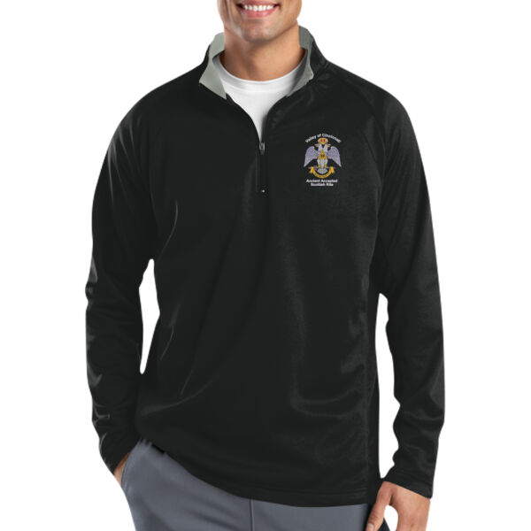 33rd Degree Freemason Embroidered - Sport Wick ® Fleece 1/4 Zip Pullover Thumbnail